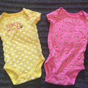 Pretty as can bee bodysuit onesie